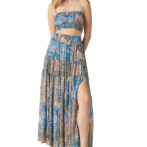 BNWT! Misa Los Angeles Roksana Bandeau & Bar Skirt Set!! - Picture 11 of 13